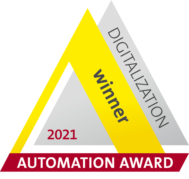 Imagen del logotipo del Premio a la Automatización de la Digitalización 2021