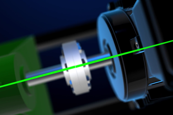 Image of motor shaft alignment