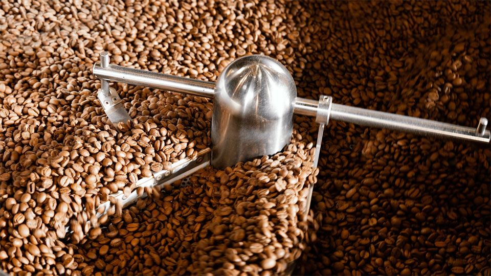 Image of industrial coffee roaster